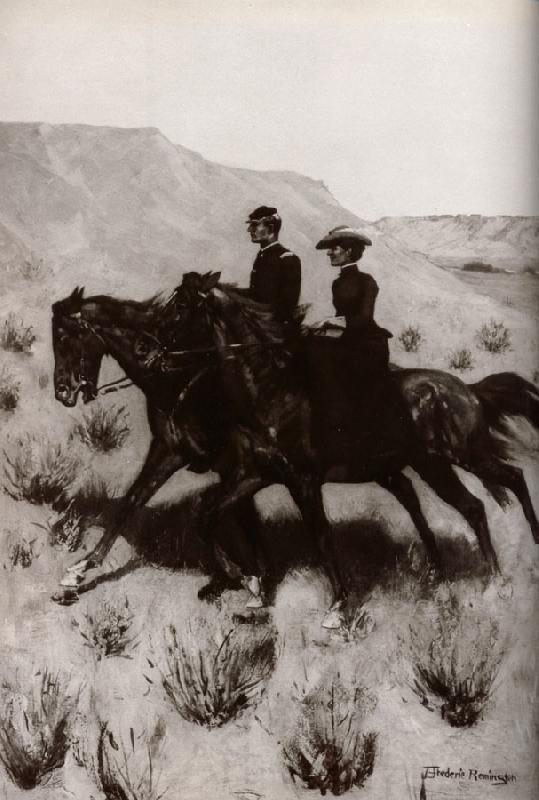 Frederic Remington The Esc ort Germany oil painting art